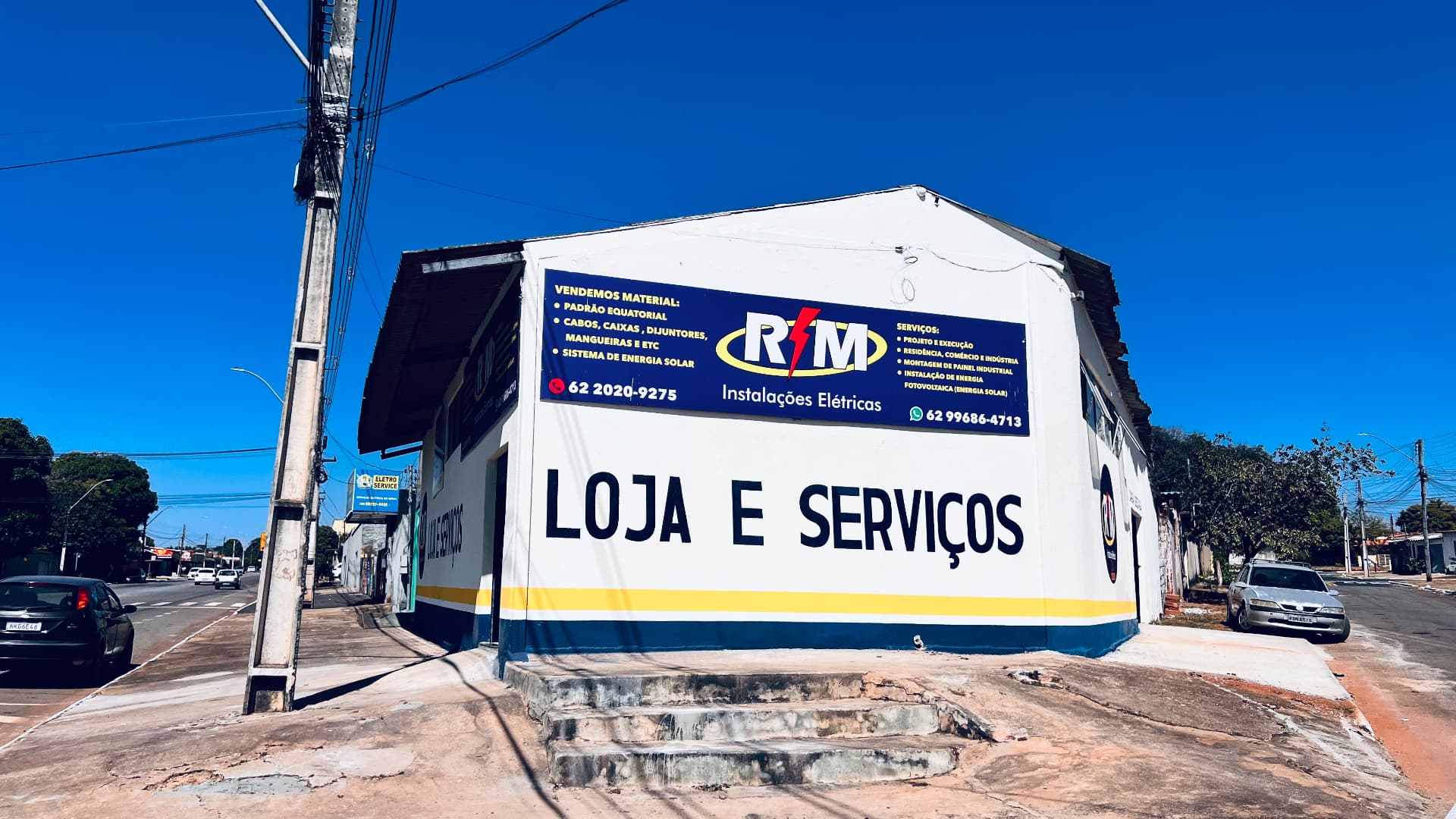 Loja da RM Instalações Elétricas em Goiânia