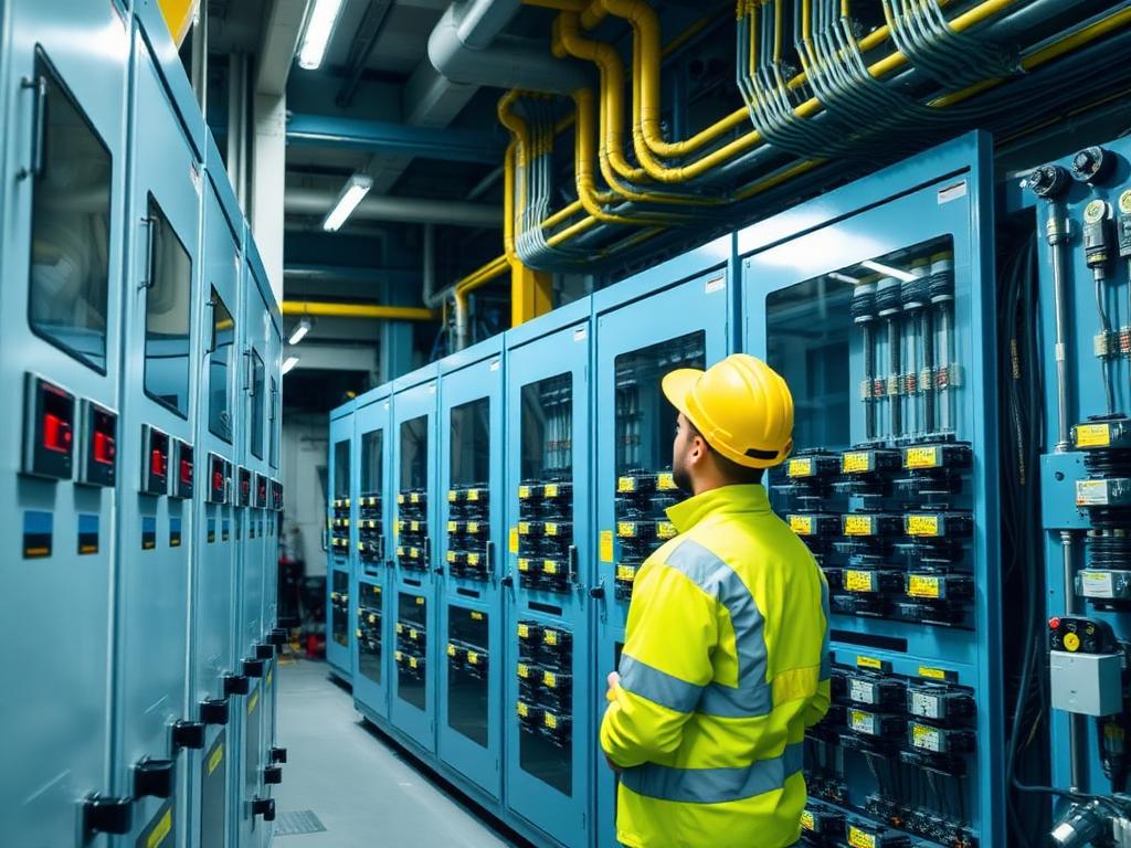 Painéis elétricos industriais instalados pela RM Instalações Elétricas